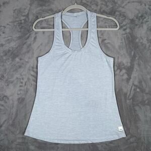 Vuori Gray Racerback Athletic Tank Top Size S